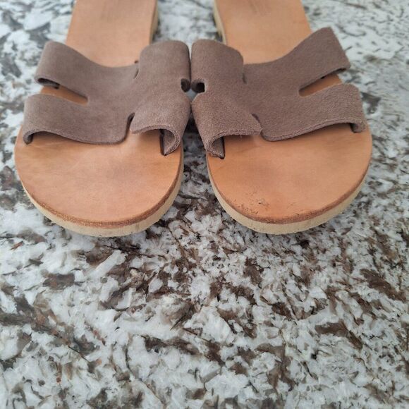 Nikola X HAYHAY Brown‎ Suede slide size 41 - Picture 2 of 9